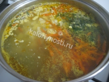 Суп с брокколи и яйцом на воде