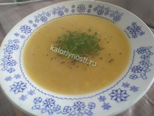Горохово-чечевичный суп-пюре