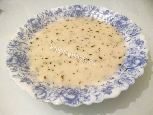 Турецкий йогуртовый суп для похудения