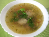 Калорийность супа с рыбными консервами и рисом 